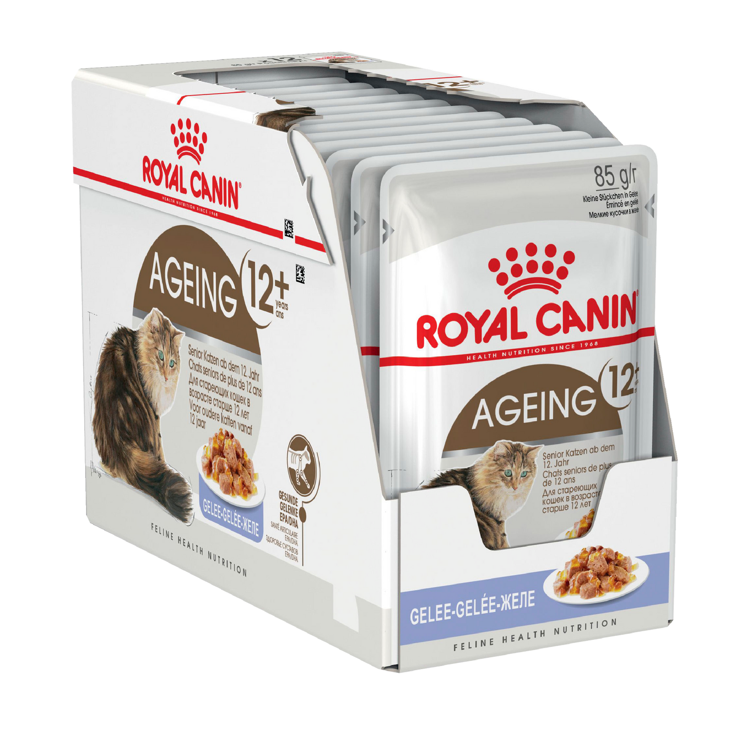 Royal Canin Ageing 12+ Jelly Pouches Cat Food 12x85g