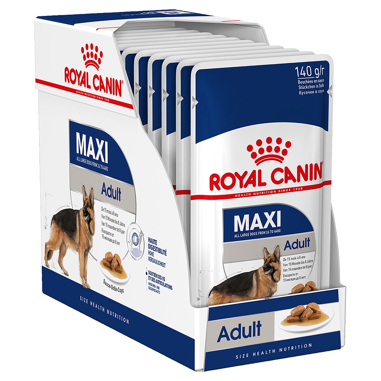 Royal Canin Maxi Adult Gravy 10x140g