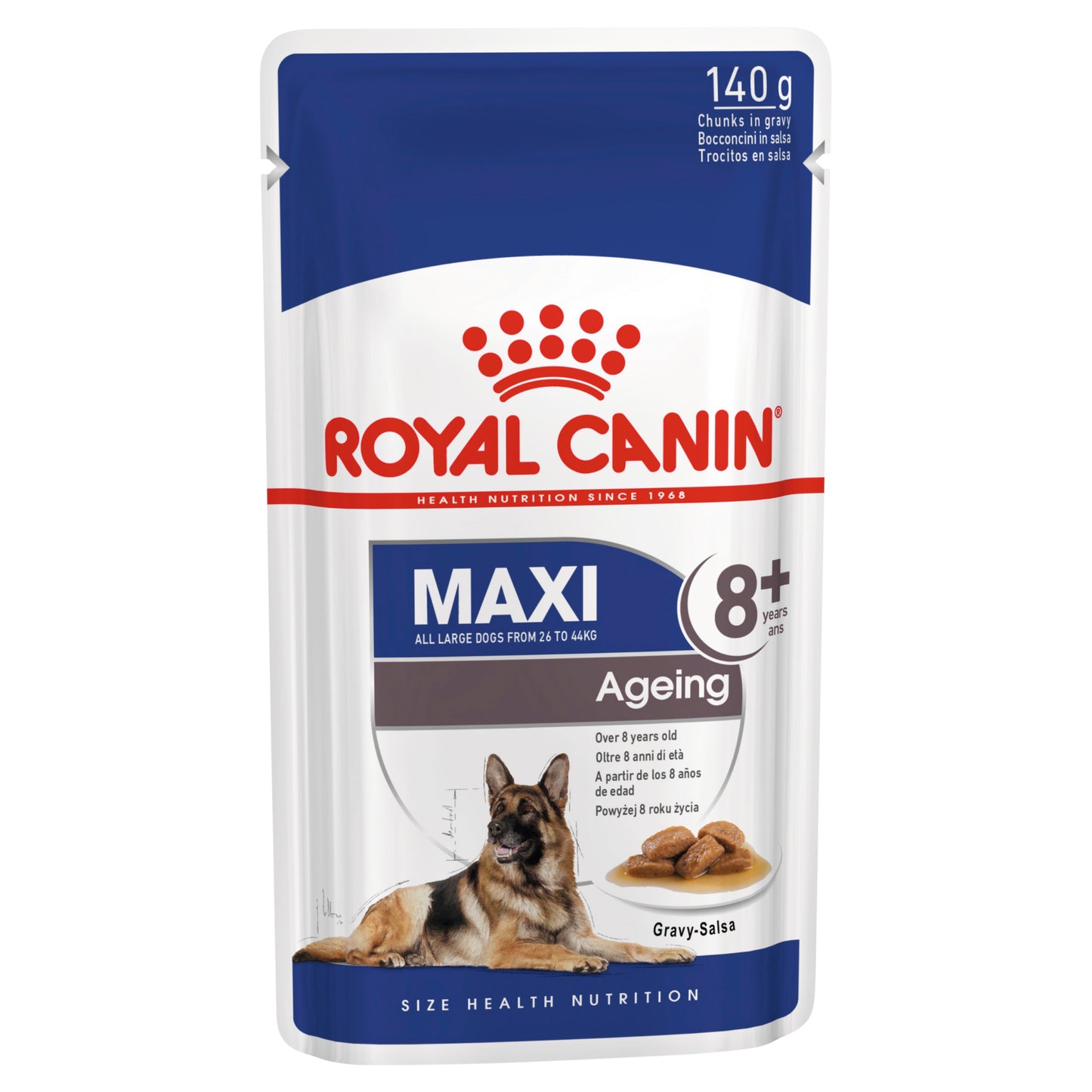 Royal Canin Maxi Ageing 8+ Gravy 10x140g