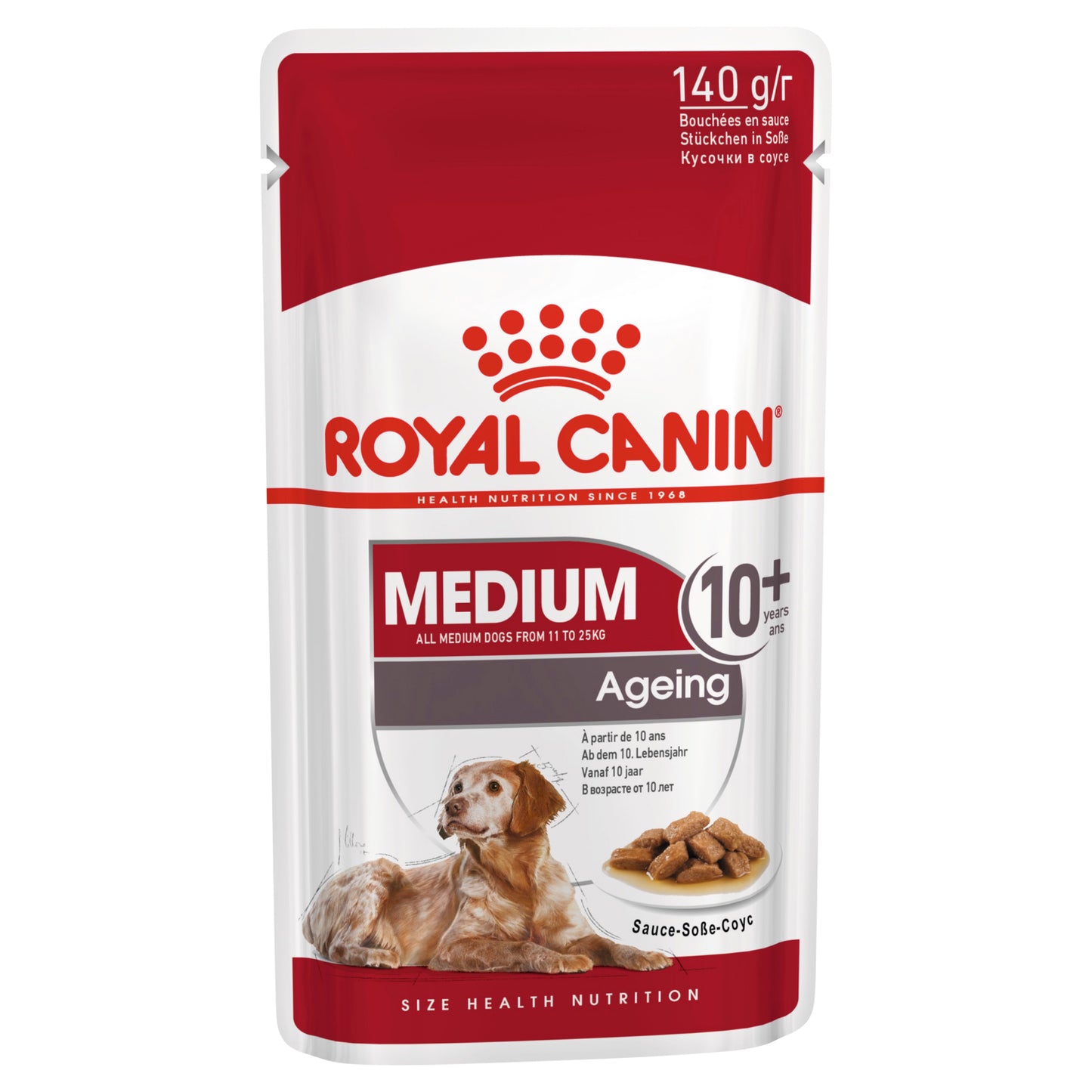 Royal Canin Medium Ageing 10+ Gravy 10x140g