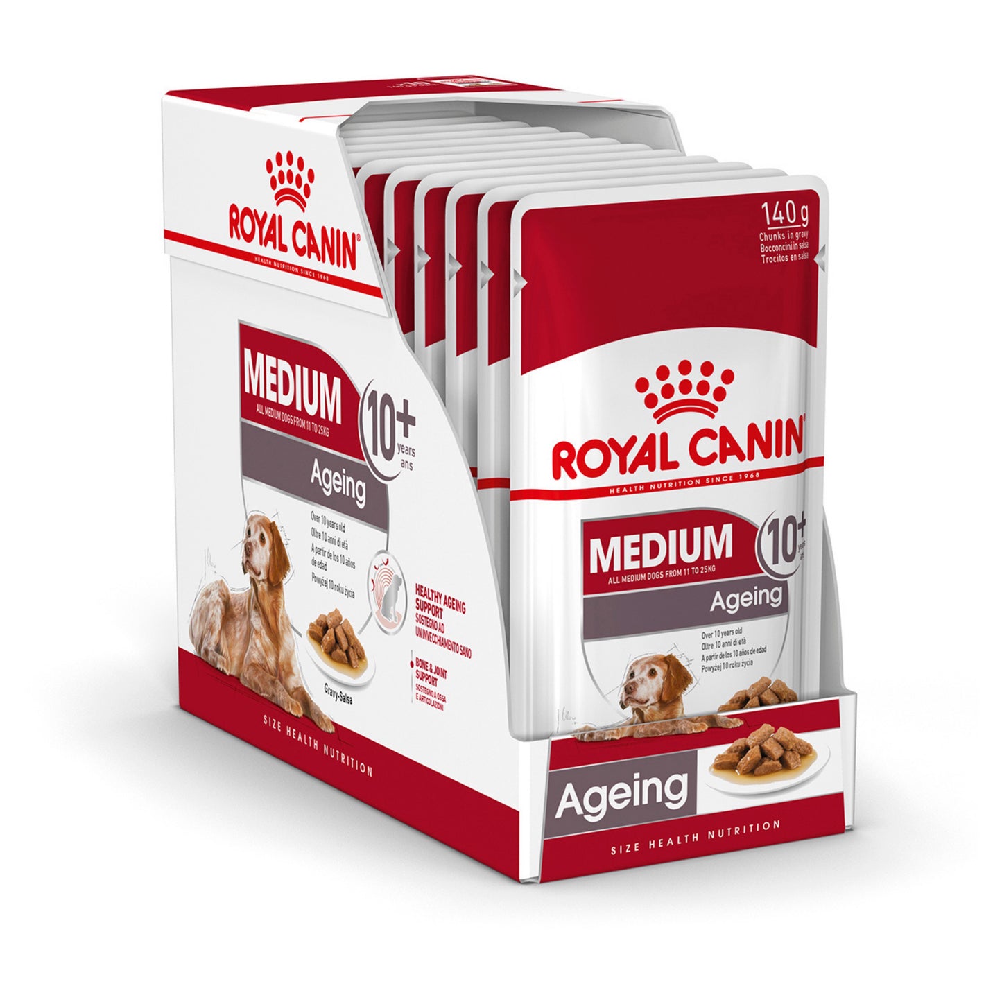 Royal Canin Medium Ageing 10+ Gravy 10x140g