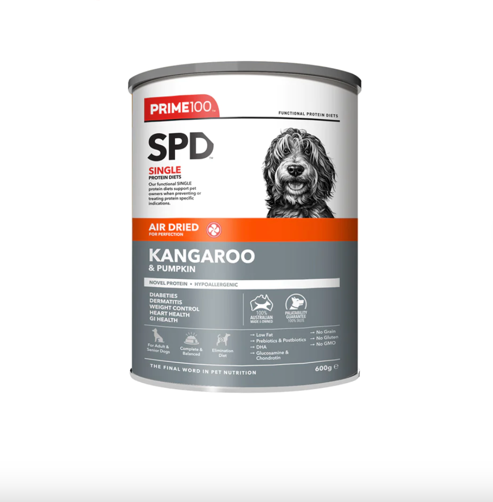 Prime100 SPD™ Air Dried Kangaroo & Pumpkin Petcare Warehouse