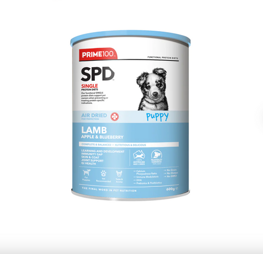 Prime100 SPD™ Puppy Air Dried Lamb, Apple & Blueberry