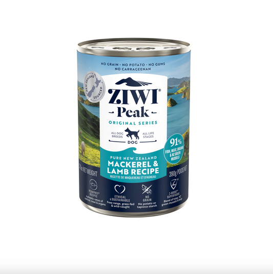 Ziwi Peak Canned Mackerel & Lamb Recipe 12pk