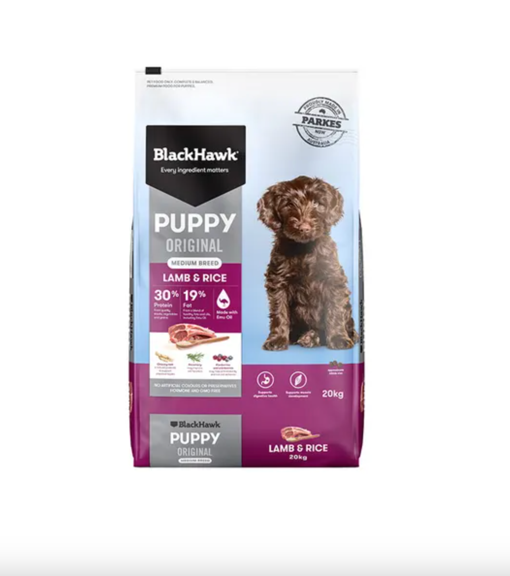 Black Hawk Lamb & Rice Medium Puppy Food