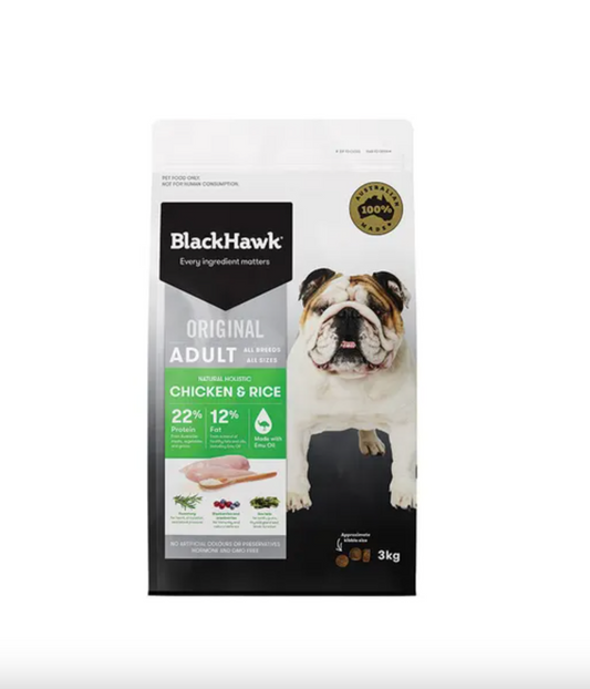 Black Hawk Medium Chicken And Rice Adult Dog Food