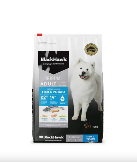 Black Hawk Adult Original Fish And Potato Adult Dog Food