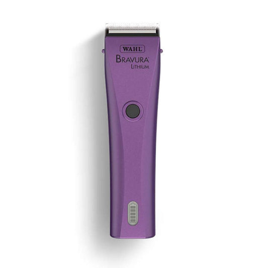 Wahl BRAVURA LITHIUM CLIPPER w/ADJUSTABLE 5-in1 BLADE Purple