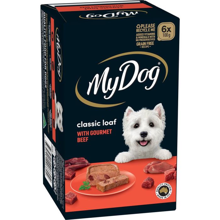 My Dog Gourmet Beef Loaf Classic 6pk