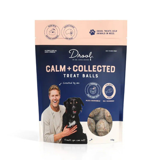 DROOL BY DR CHRIS BROWN SALMON CALM + COLLECTED 110G