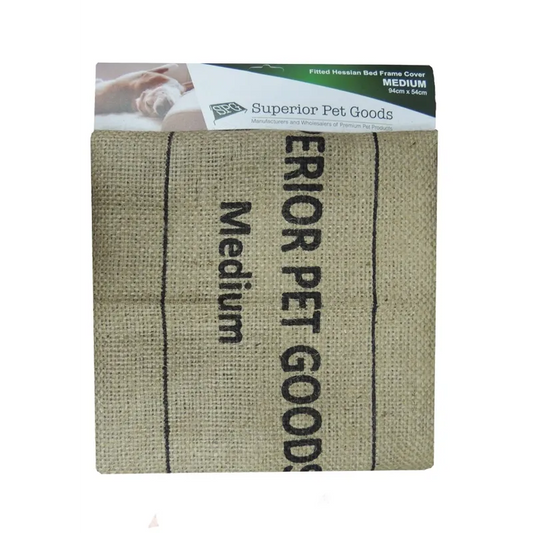 SUPERIOR FITTED HESSIAN BED COVERS LARGE