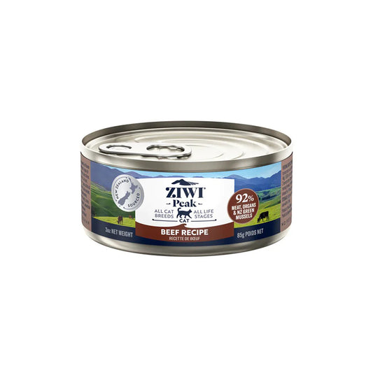 Ziwi Peak Beef Canned Recipe Cat Food 24pk