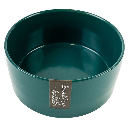 Barkley & Bella Zen Bowl & Bamboo Stand Green