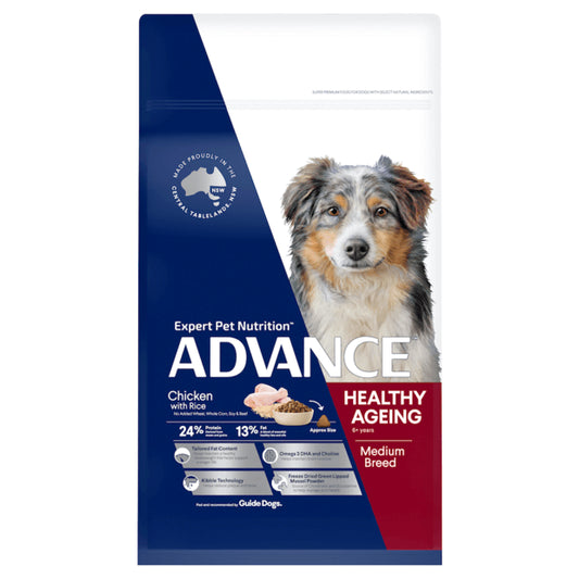 ADVANCE Healthy Ageing Medium Adult Dry Dog Food Chicken & Rice