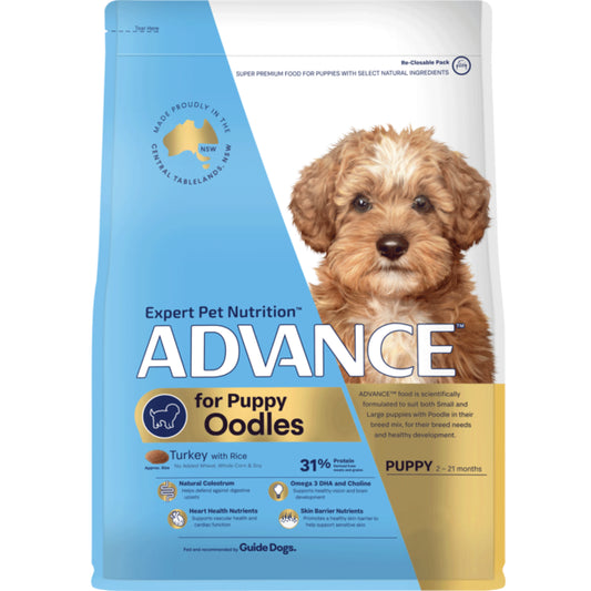 ADVANCE Puppy Oodles Turkey With Rice Dry Dog Food 2.5kg