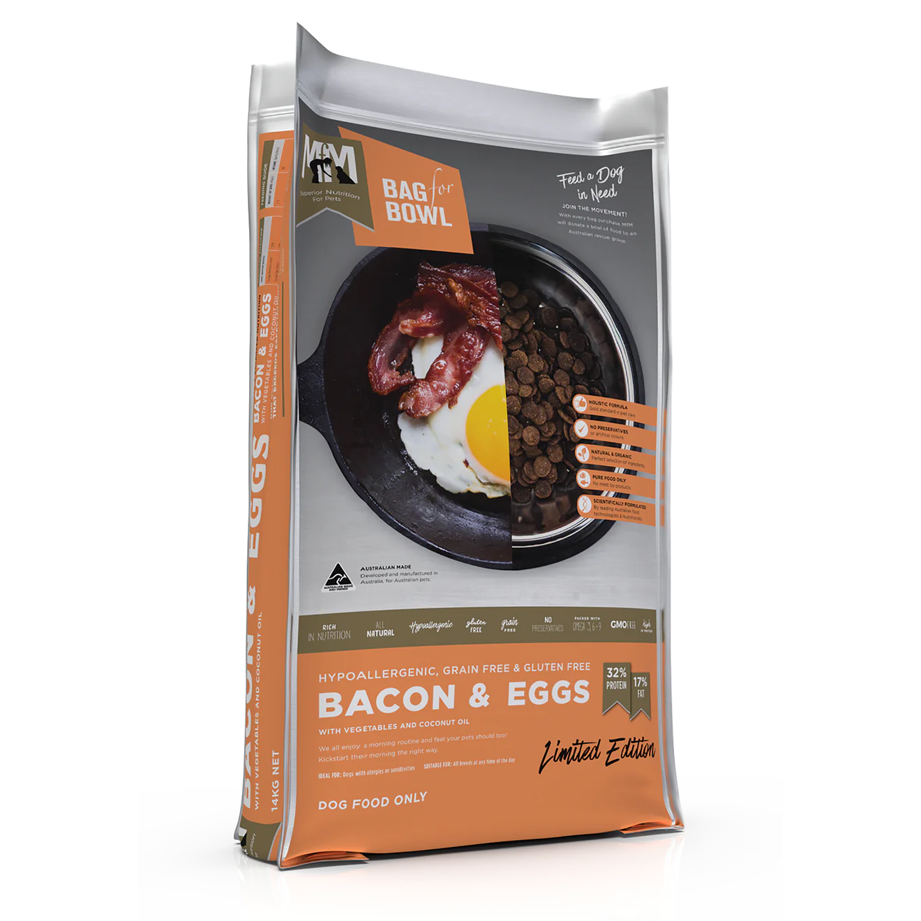 Meals For Mutts Grain Free Bacon & Eggs