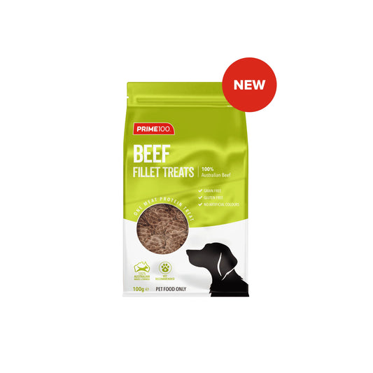 Prime100 Beef Fillet Treats 100g