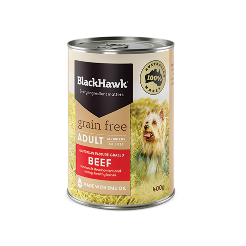 Black Hawk Grain Free Australian Pasture Grazed Beef 12x400g