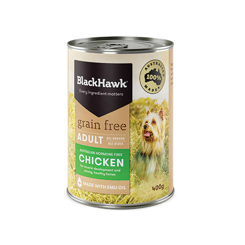 Black Hawk Grain Free Australian Hormone Free Chicken 12x400g