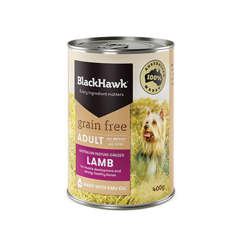 Black Hawk Grain Free Australian Pasture Grazed Lamb 12x400g