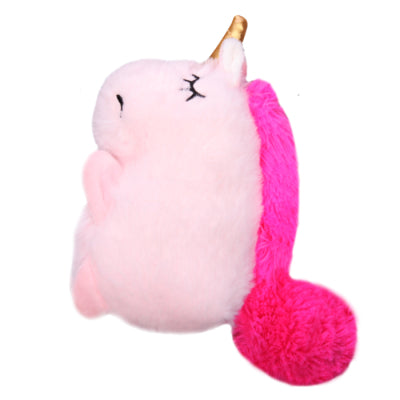 Pet One Plush Squeaky Unicorn 18cm Pink