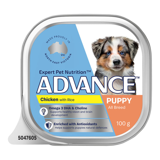 ADVANCE Puppy Growth Chicken with Rice 12x100g