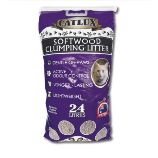 CatLux Soft Wood Clumping Litter