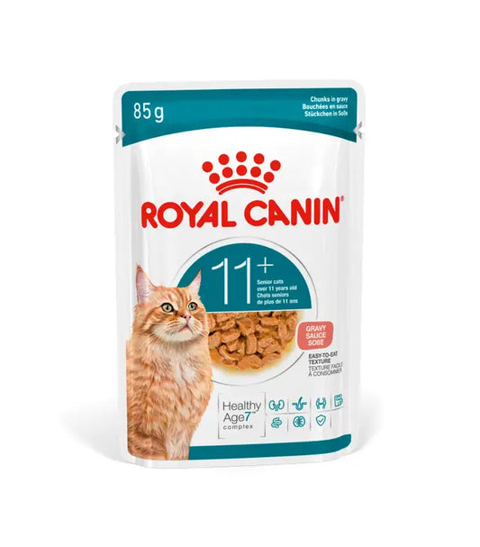 Royal Canin Ageing 11+ Chunks in Gravy Cat Food 12x85g