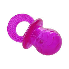 All Pet Ruff Play Pacifier Squeak Pink/Purple