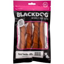 Black Dog Pork Twists 4pk