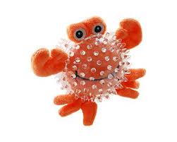 All Pet Ruff Play Plush Crab In Ball