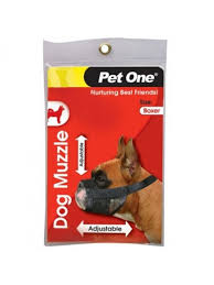 Pet One Adjustable Nylon Muzzle Boxer