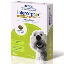 Interceptor Green for Small Dogs 4-11kgs