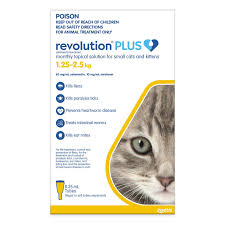 Revolution Plus Yellow for Cats 1.25-2.5kgs