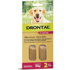 Drontal Red for Large Dogs up to 35kgs