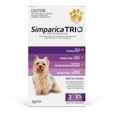 Simparica Trio Purple for Dogs 2.6-5kgs