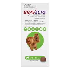 BRAVECTO Green For Dogs 10-20kgs