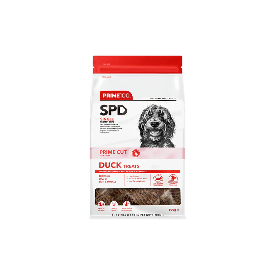 SPD™ Prime Cut Duck Treats 100g