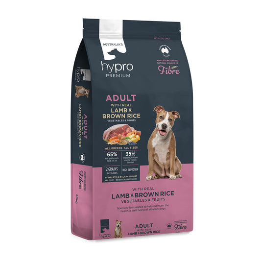 Hypro Premium Wholesome Grains Lamb And Brown Rice Adult Dry Dog Food