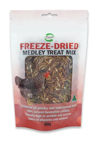 Pisces Enterprises Freezedried Medley Poultry 60G