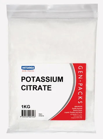 VETSENSE GEN-PACK POTASSIUM CITRATE