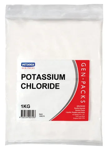 VETSENSE GEN-PACK POTASSIUM CHLORIDE