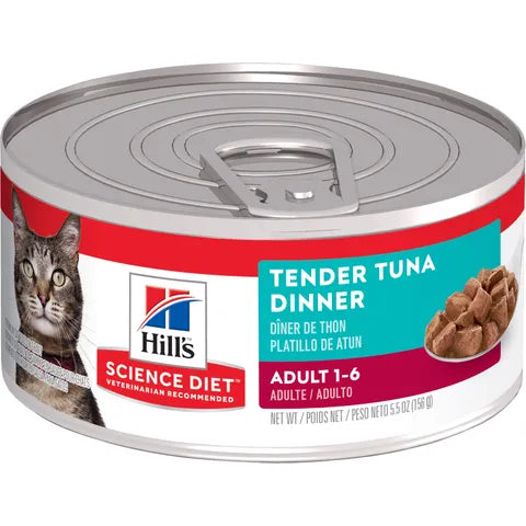 Hill's SCIENCE DIET FELINE ADULT TENDER TUNA 156GX24