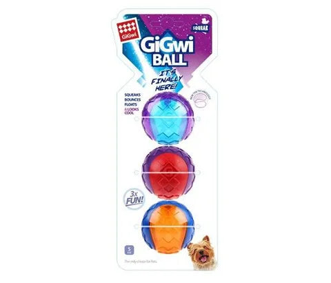 GiGwi Original Ball Multi-Pack 3pk