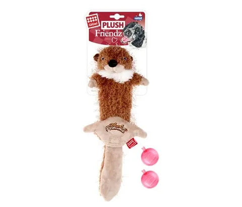 GIGWI PLUSH FRIENDZ SQUIRREL SKIN
