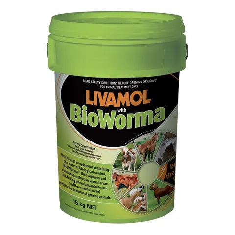 INTERNATION ANIMAL HEALTH LIVAMOL WITH BIOWORMA 15KG