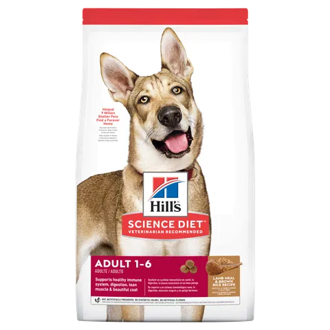 Hill's SCIENCE DIET ADULT LAMB MEAL & BROWN RICE RECIPE 14.97KG