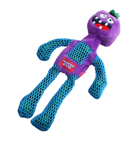 GiGwi Monster Rope Plush Toy Purple