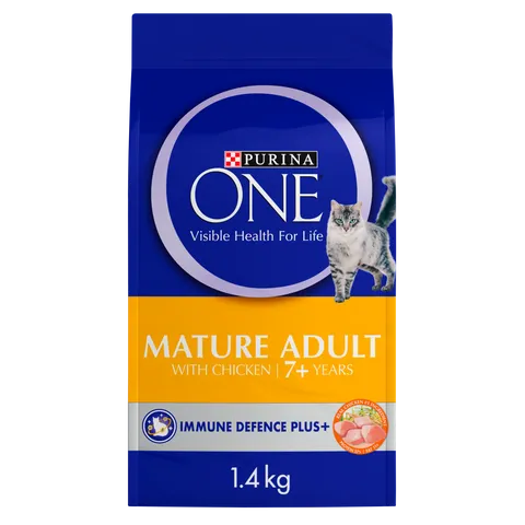 Purina One Cat Adult Mature 7+ Chicken 1.4Kg