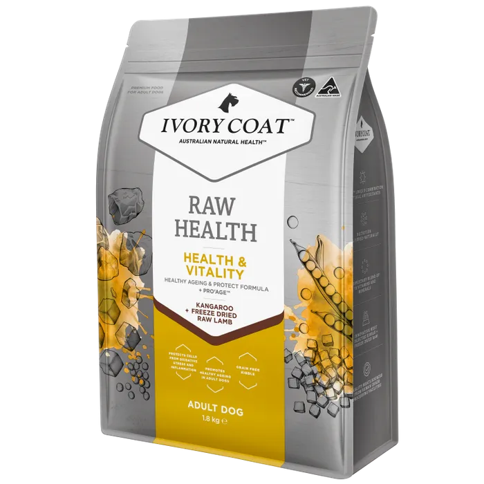 Ivory Coat Raw Health Adult Kangaroo Longevity